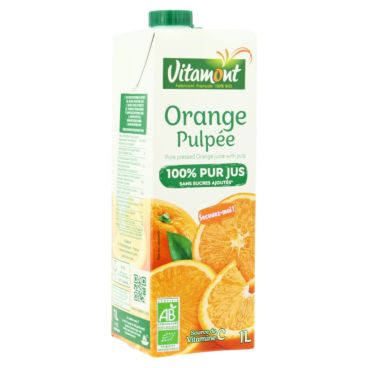 Jus D Orange Pulpee 1l Bio