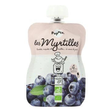 Gourde De Myrtilles Des 4m 1g Bio